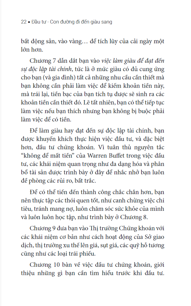 đầu tư - con đường đi đến giàu sang