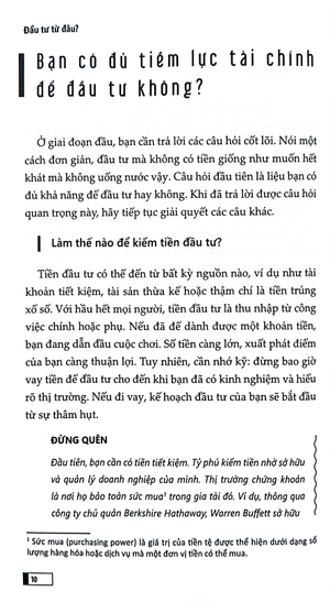 đầu tư từ đâu?