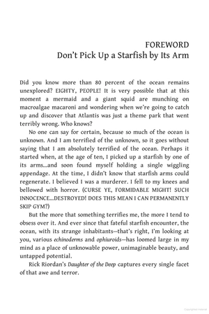 daughter of the deep