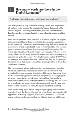 david crystal's 50 questions about english usage - pocket editions