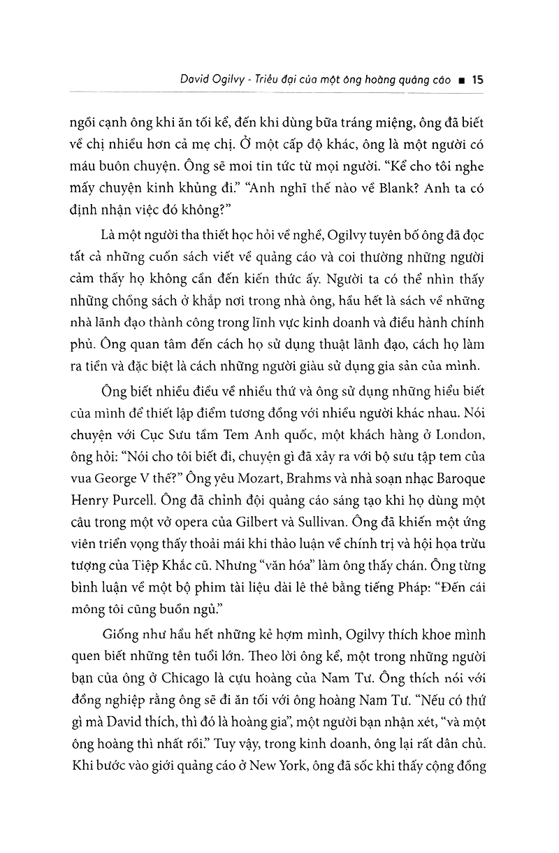 David Ogilvy - Triều Đại Của Một Ông Hoàng Quảng Cáo