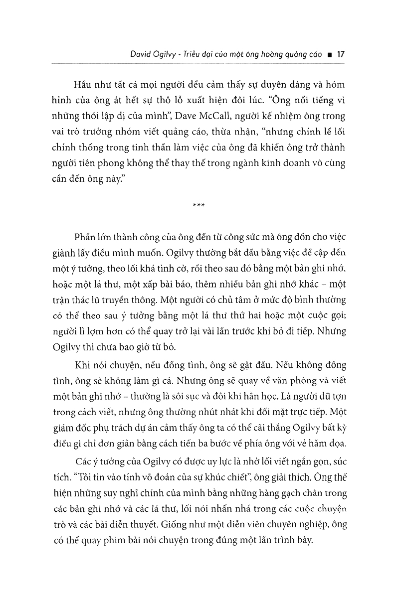 David Ogilvy - Triều Đại Của Một Ông Hoàng Quảng Cáo