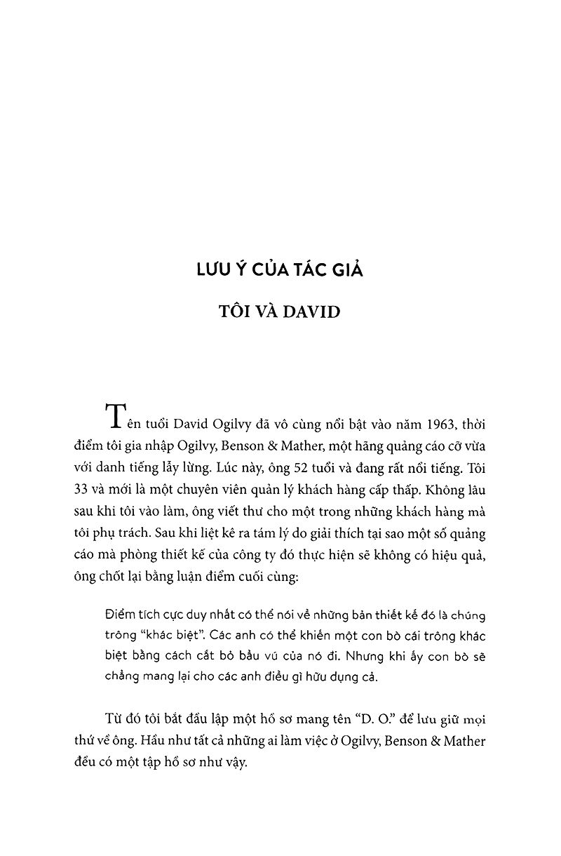 David Ogilvy - Triều Đại Của Một Ông Hoàng Quảng Cáo
