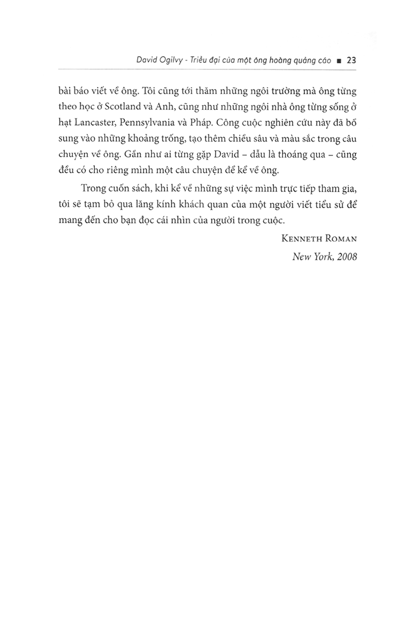 David Ogilvy - Triều Đại Của Một Ông Hoàng Quảng Cáo