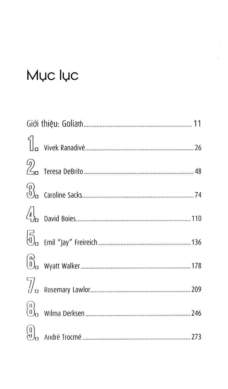 david và goliath - cuộc đối đầu kinh điển và nghệ thuật chiến thắng những gã khổng lồ (tái bản 2024)