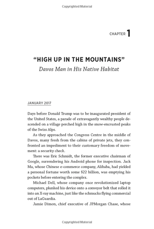 davos man: how the billionaires devoured the world