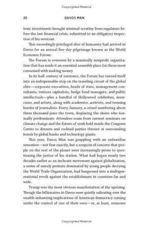 davos man: how the billionaires devoured the world