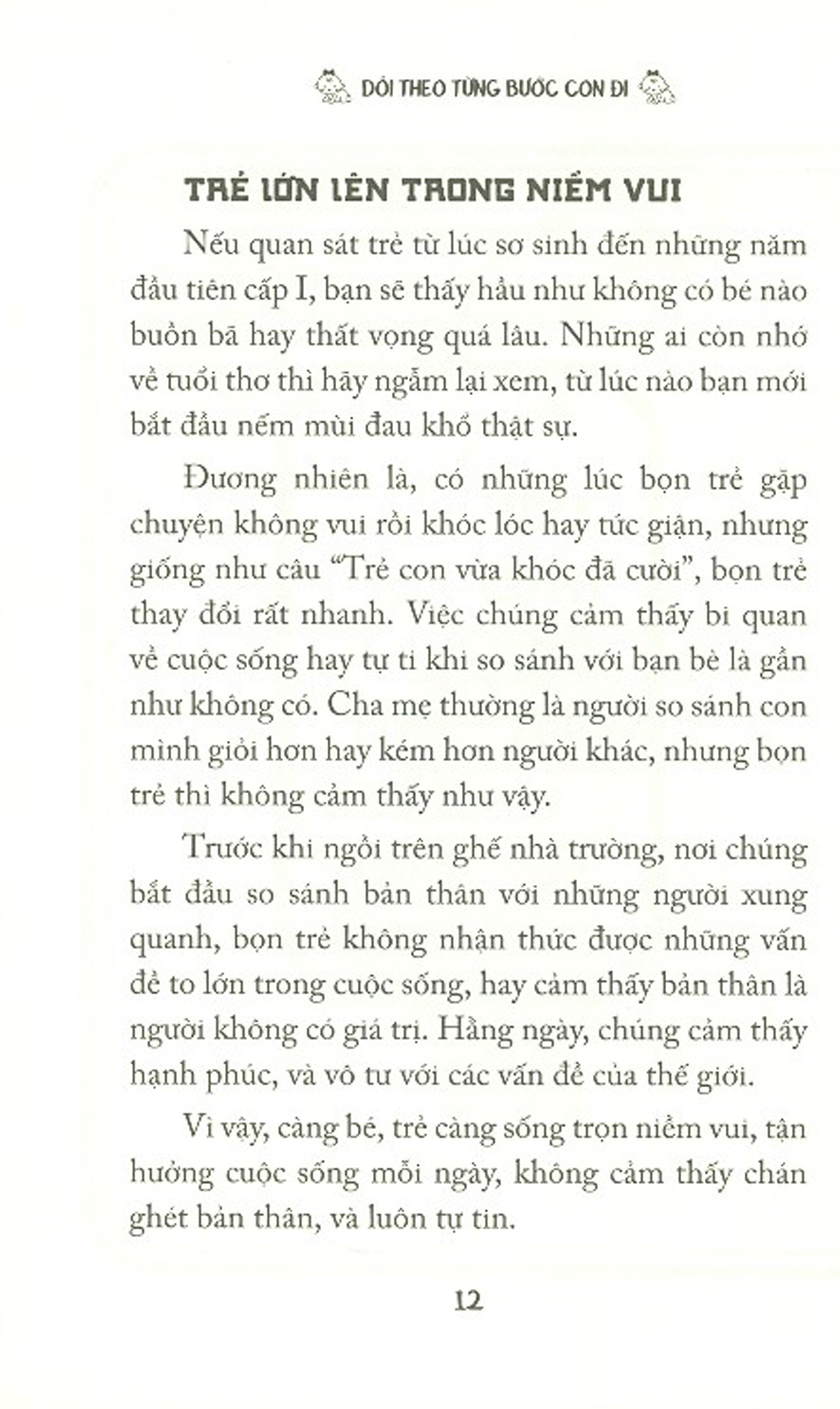 dạy con kiểu nhật - dõi theo từng bước con đi