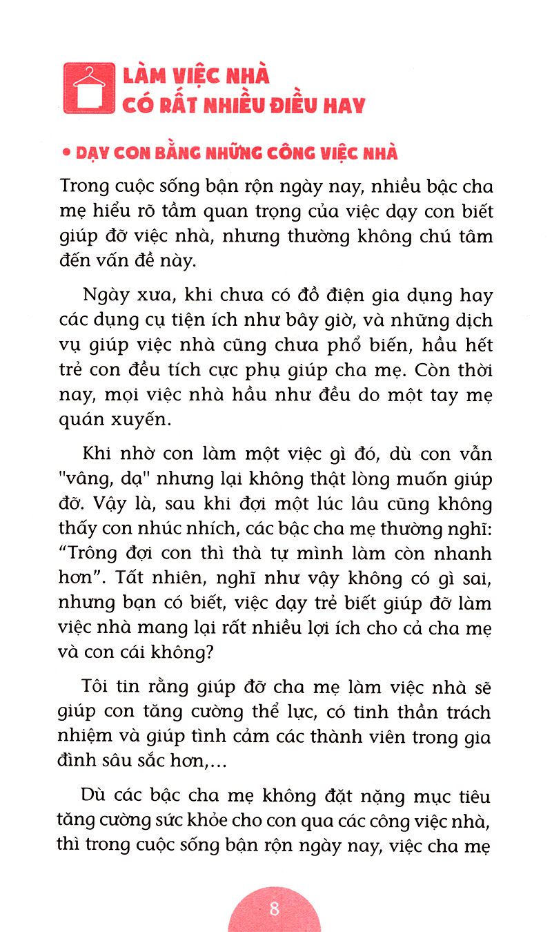 dạy con làm việc nhà (tái bản)