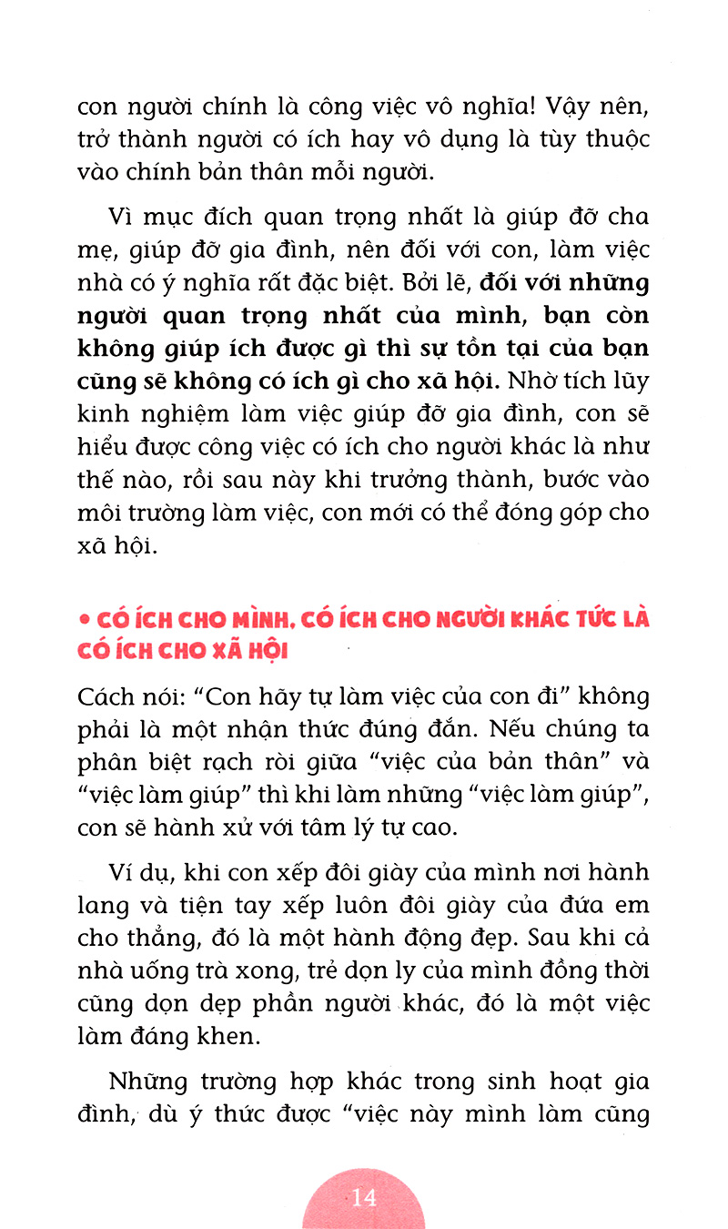 dạy con làm việc nhà (tái bản)