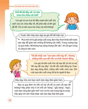 dạy con như người nhật - mẹ nhật dạy con làm việc nhà