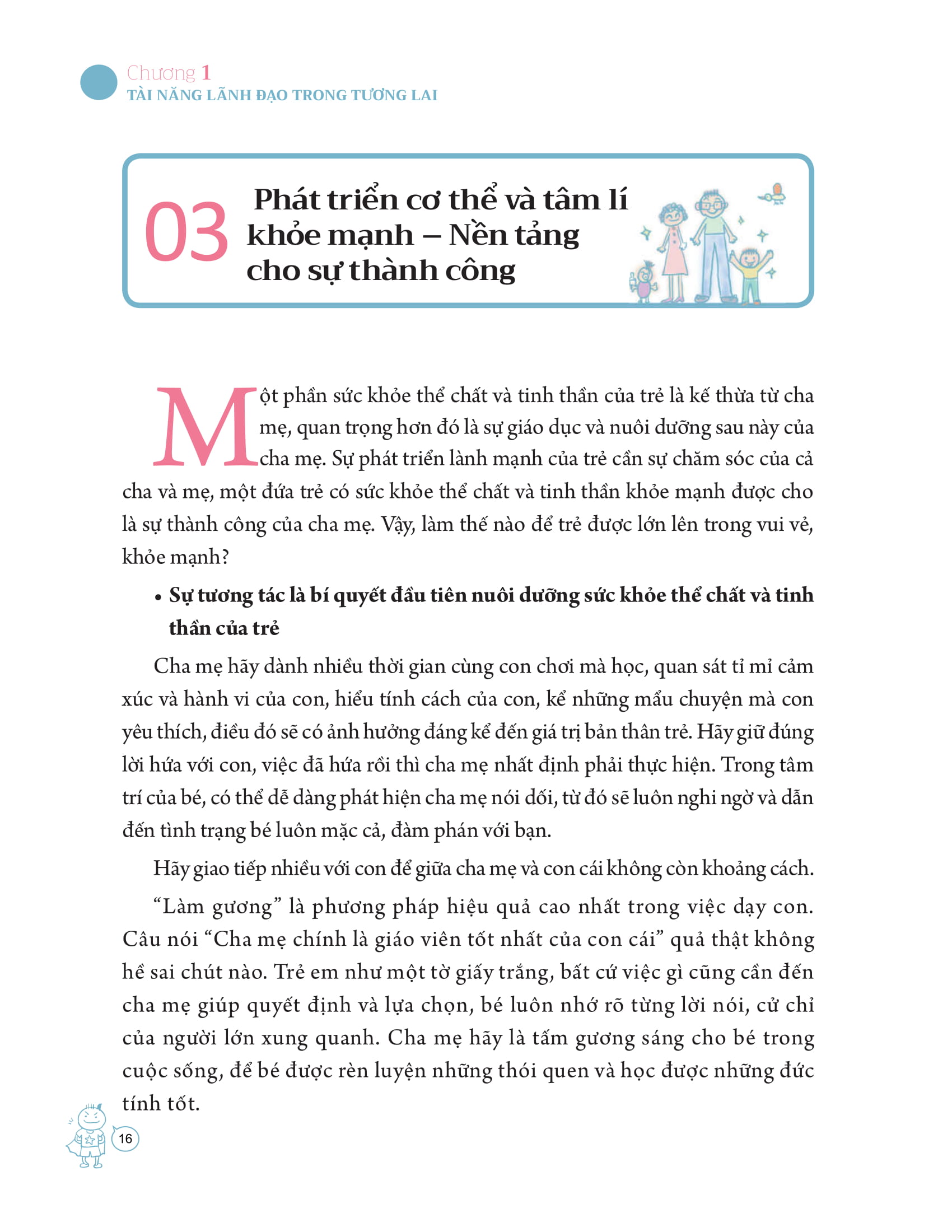 dạy con phẩm chất của nhà lãnh đạo ưu tú