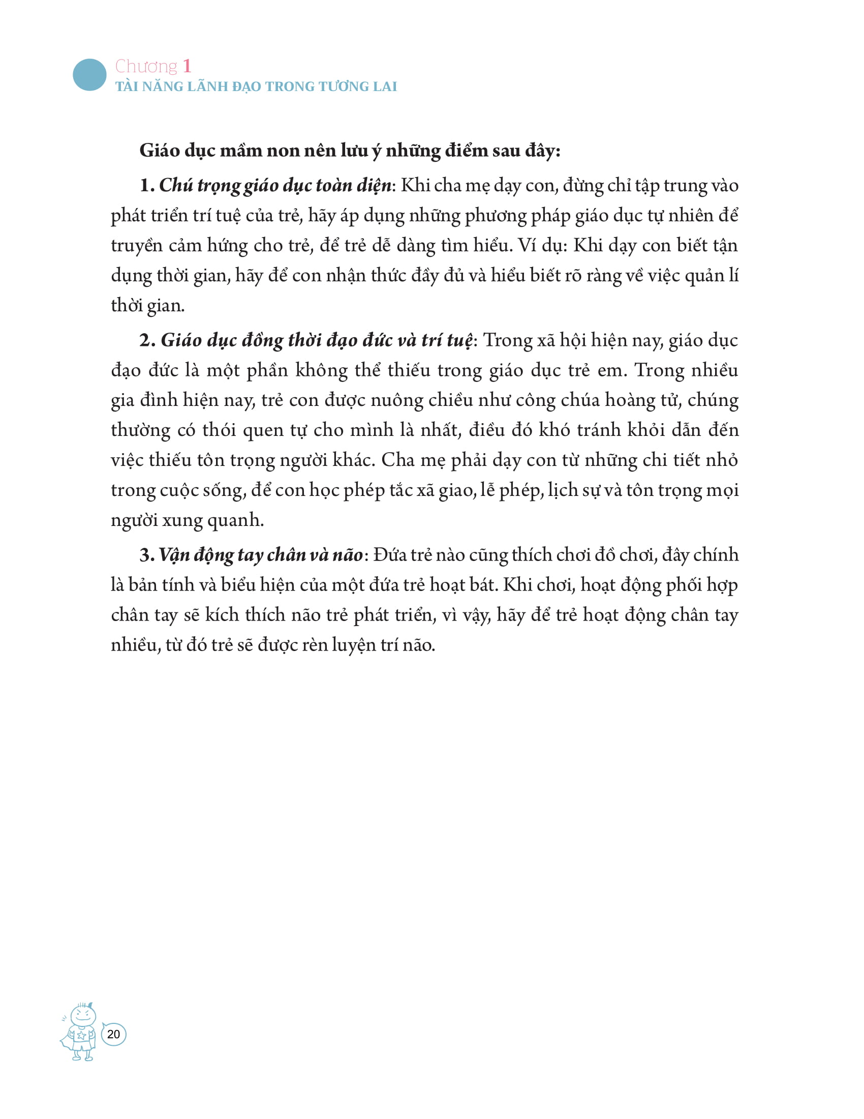 dạy con phẩm chất của nhà lãnh đạo ưu tú