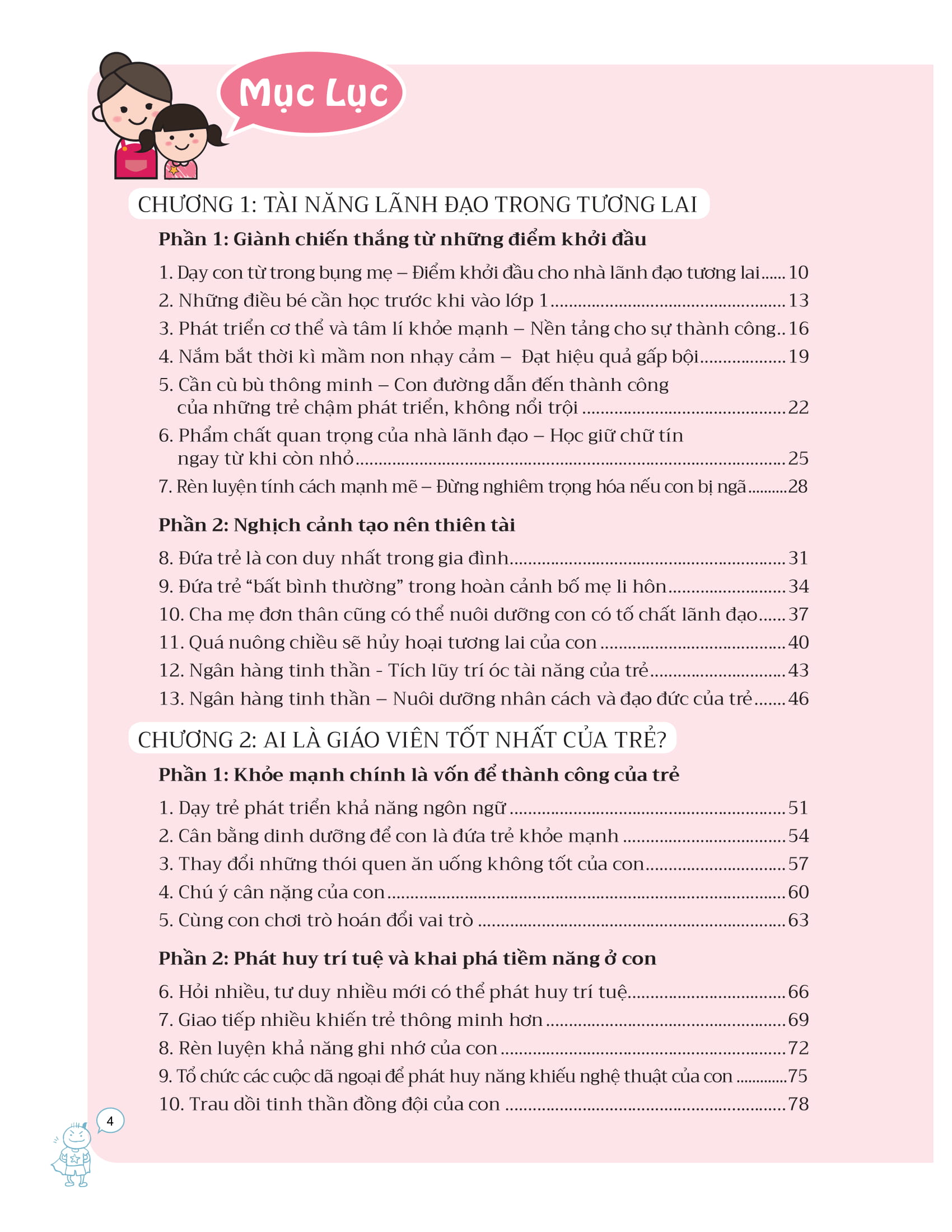 dạy con phẩm chất của nhà lãnh đạo ưu tú