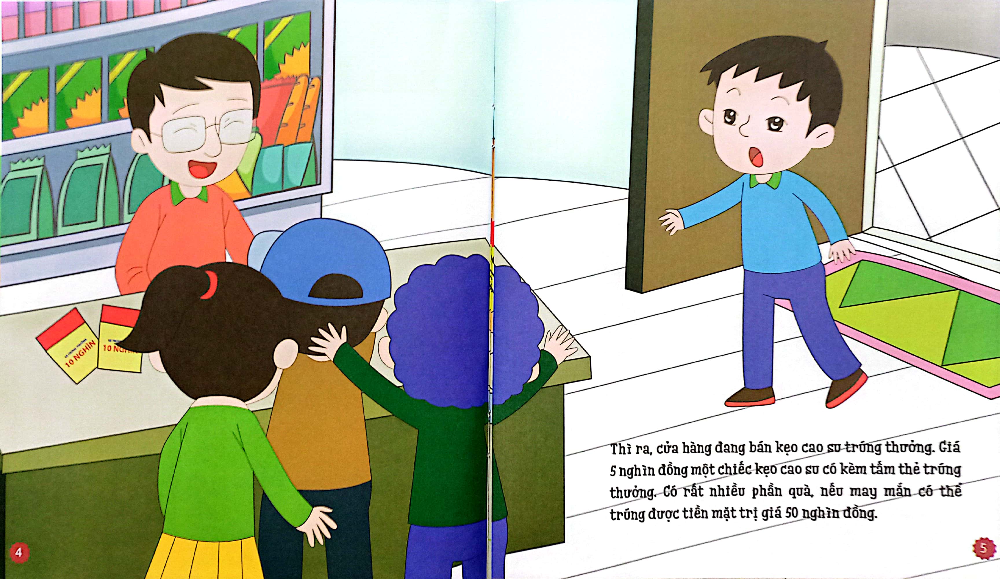 dạy con quản lý tài chính - bé không tham lam trúng thưởng