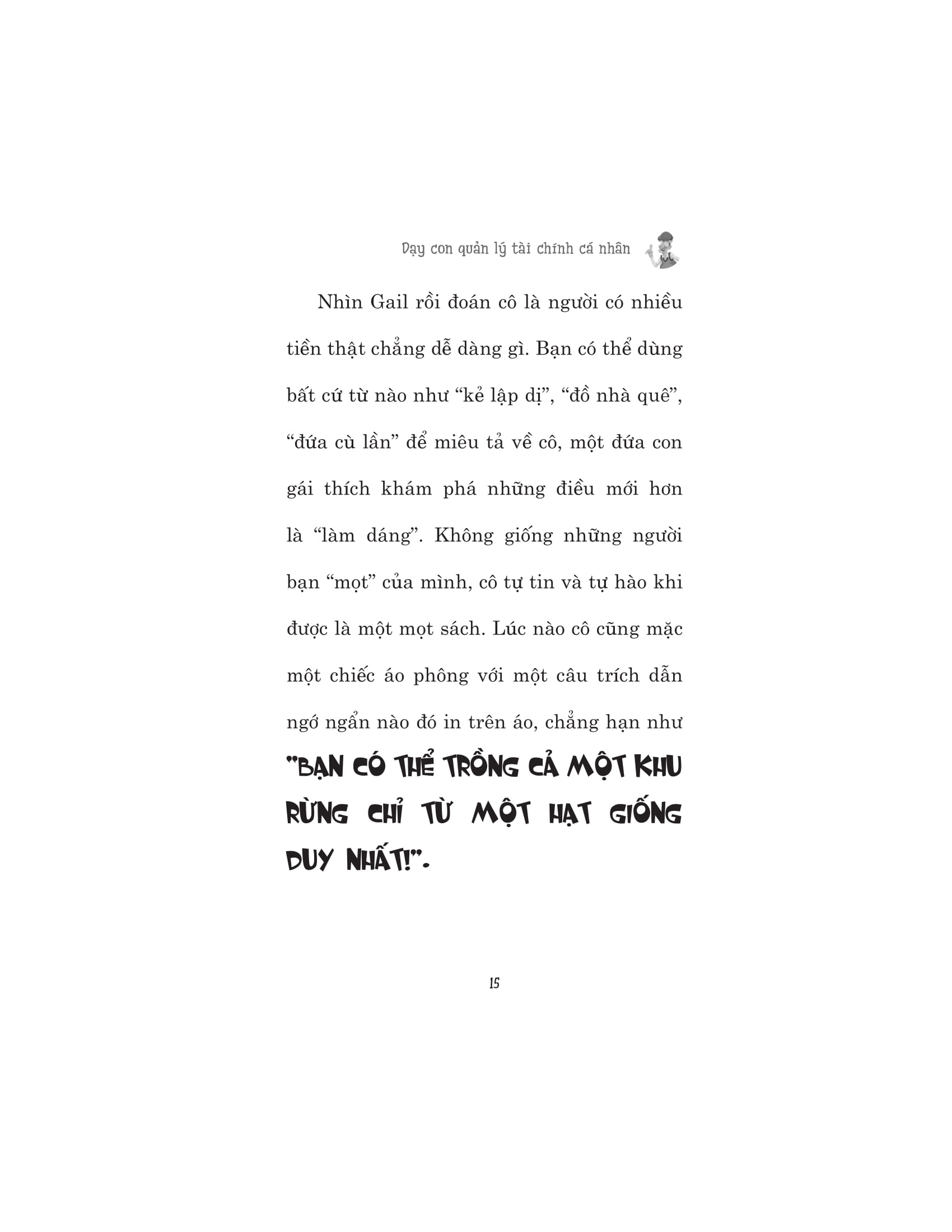 dạy con quản lý tài chính cá nhân