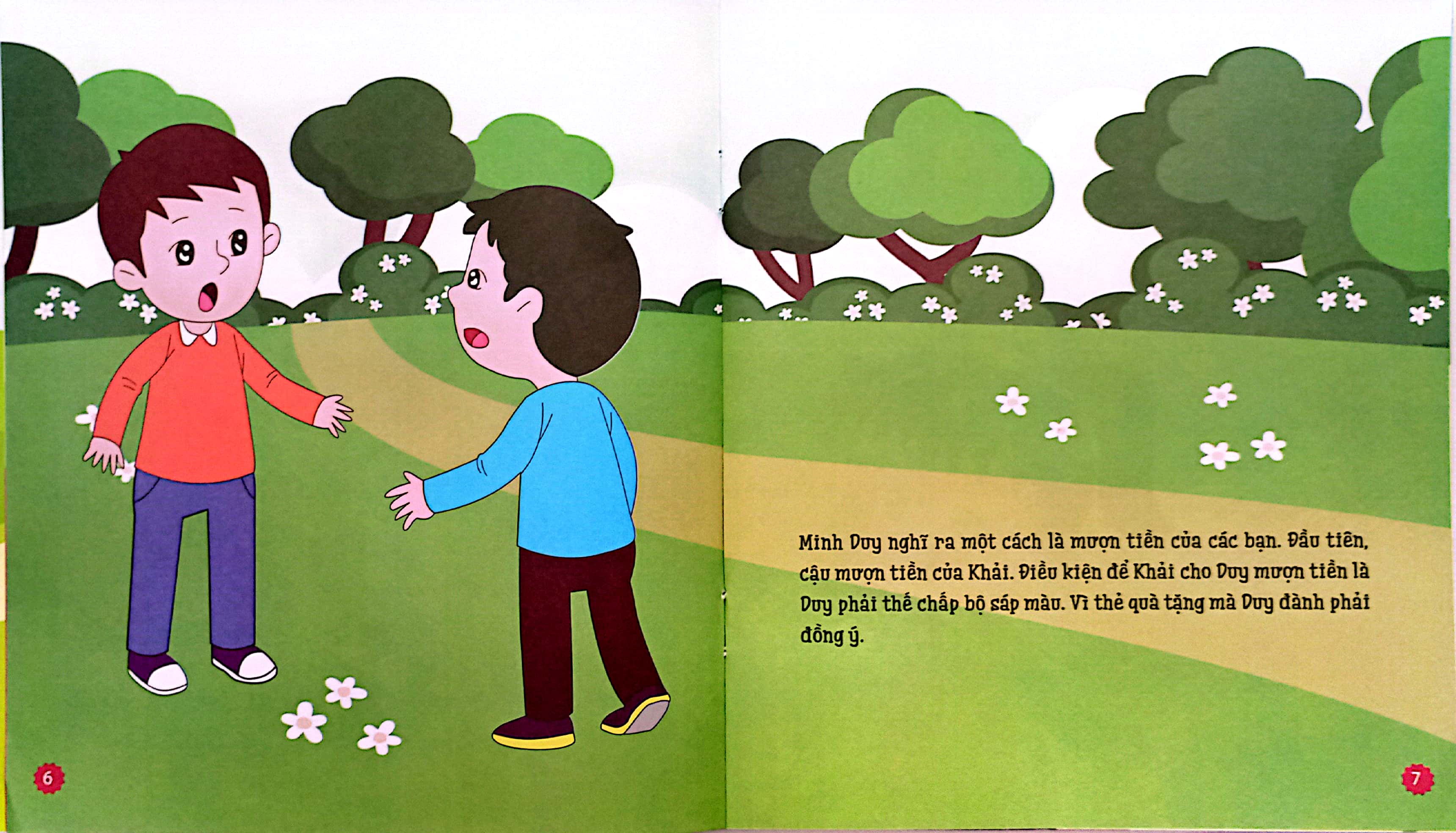 dạy con quản lý tài chính - tôi không thể mượn tiền bừa bãi