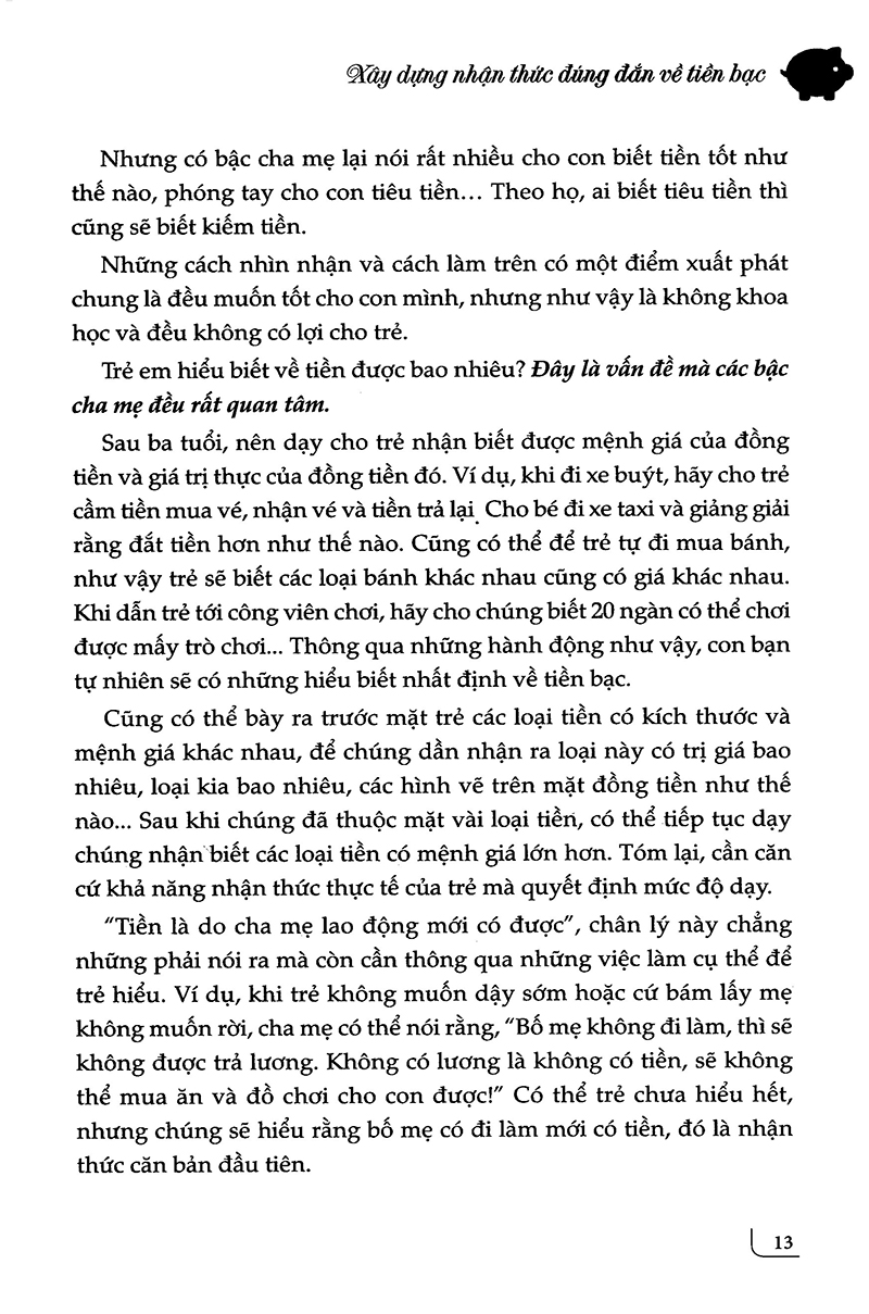 dạy con quản lý tiền bạc