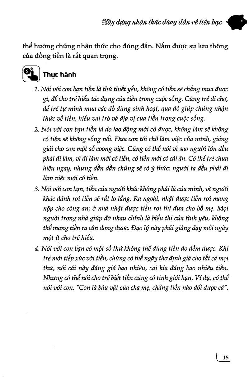 dạy con quản lý tiền bạc
