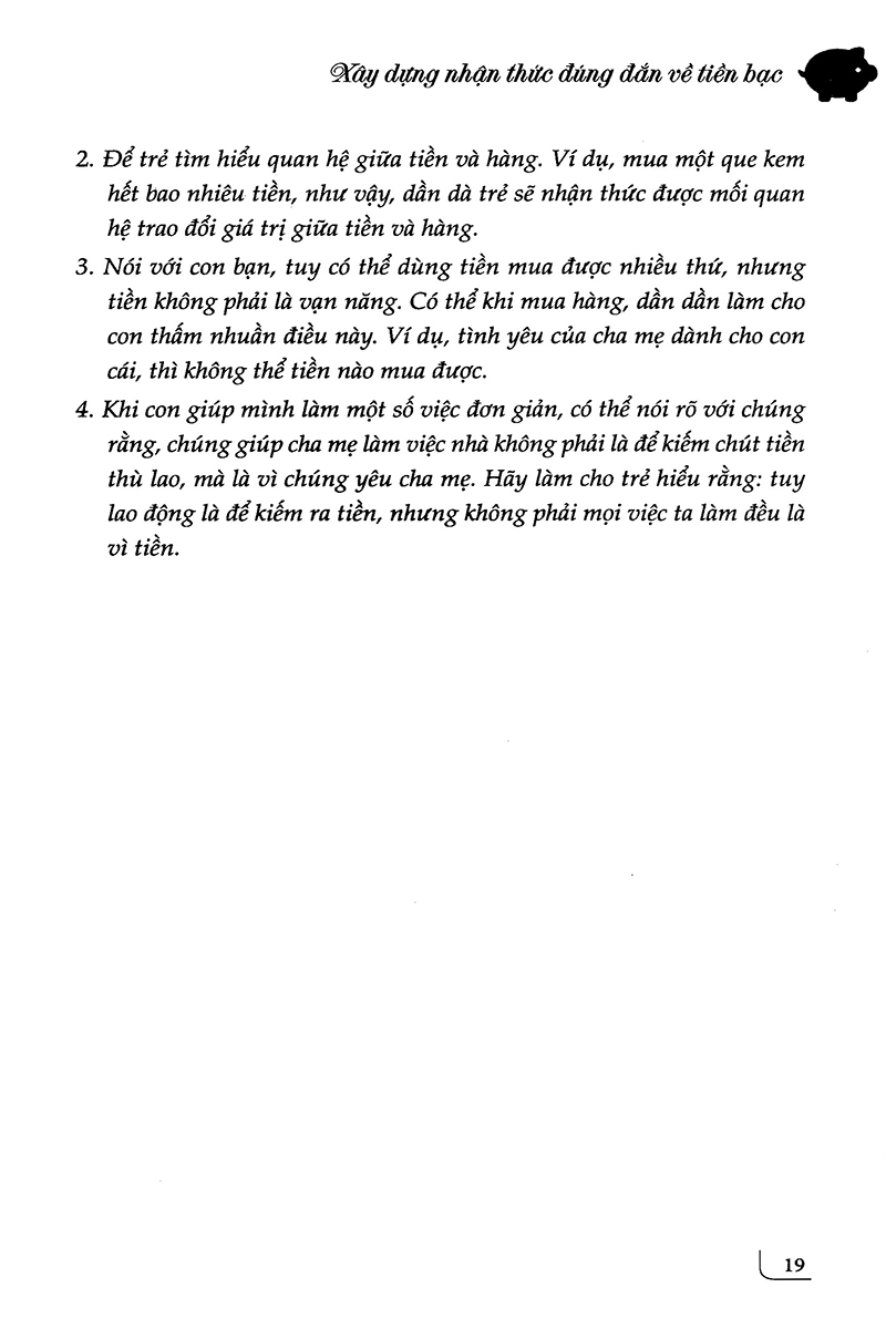 dạy con quản lý tiền bạc