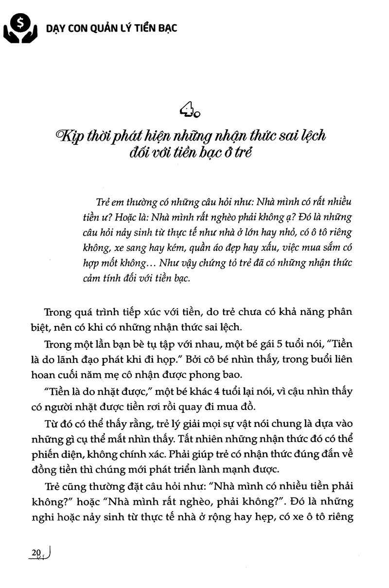 dạy con quản lý tiền bạc