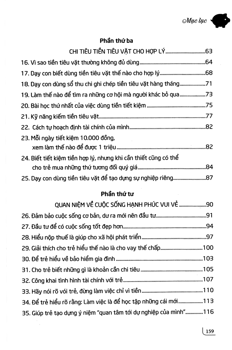 dạy con quản lý tiền bạc