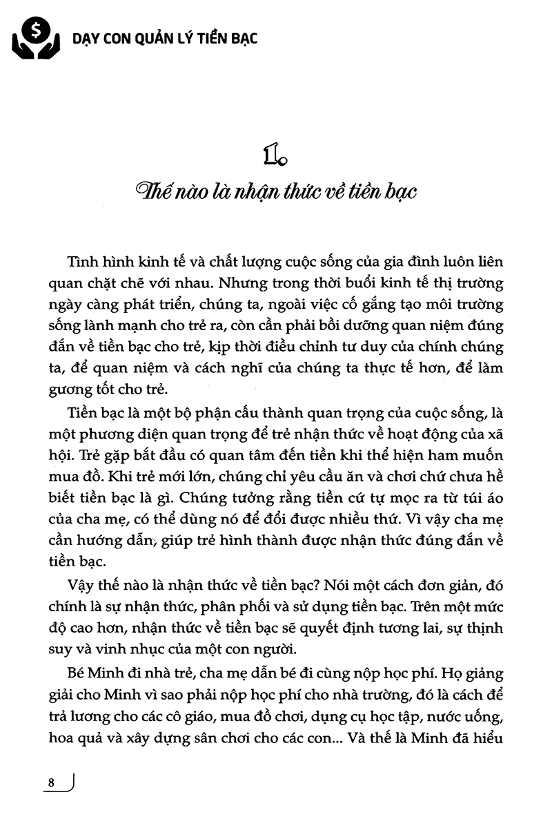 dạy con quản lý tiền bạc