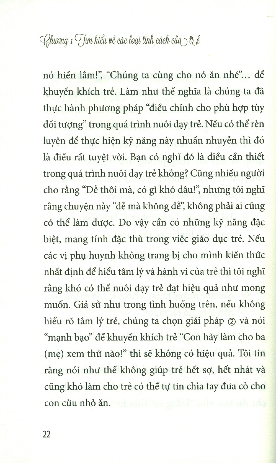 dạy con theo cá tính của con (tái bản 2023)