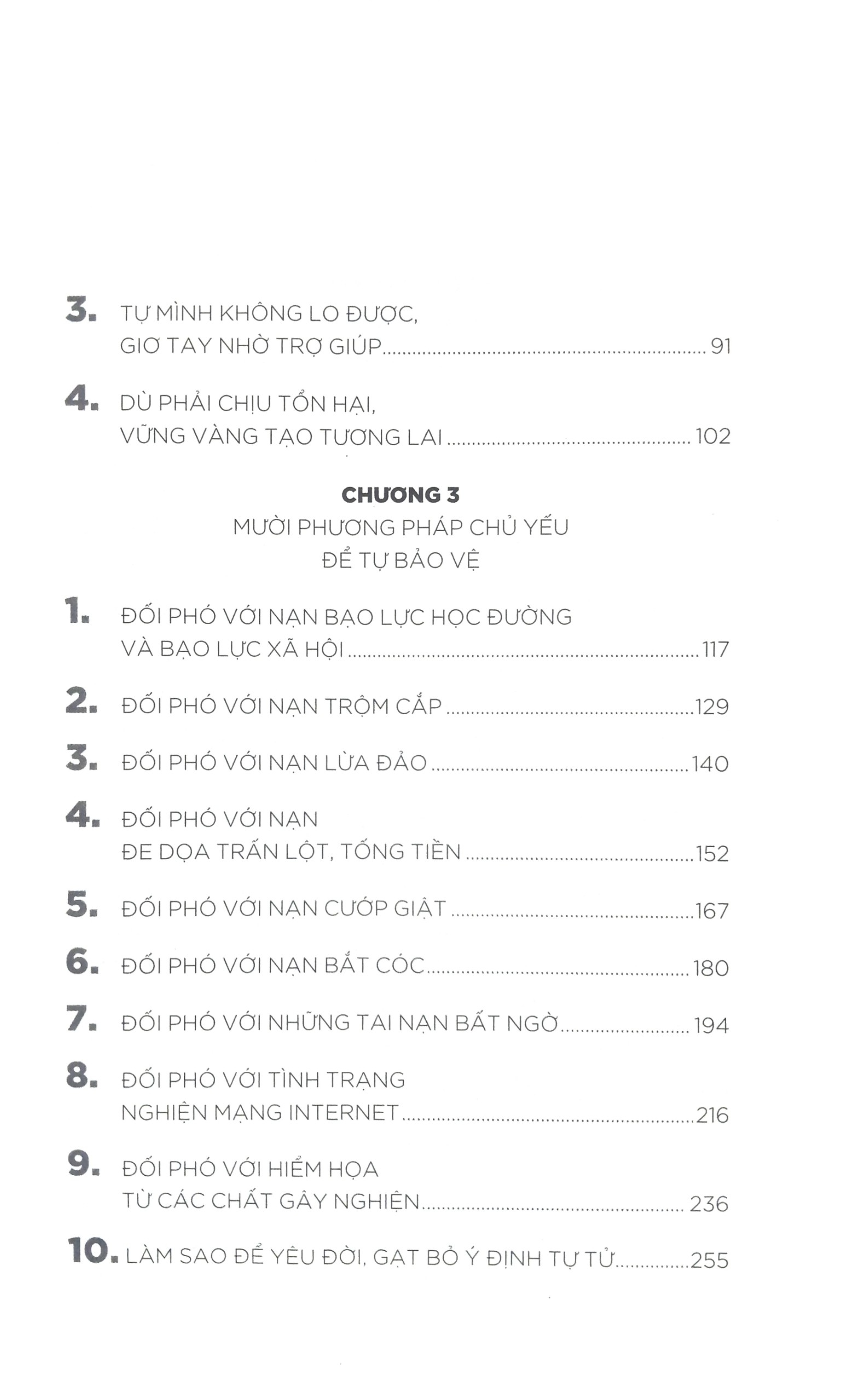 dạy con tự bảo vệ mình