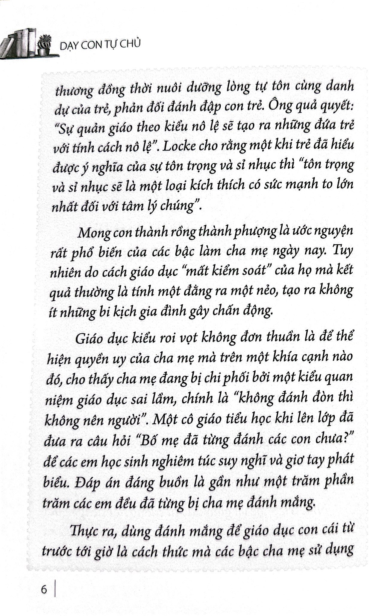 dạy con tự chủ - dạy con không la mắng