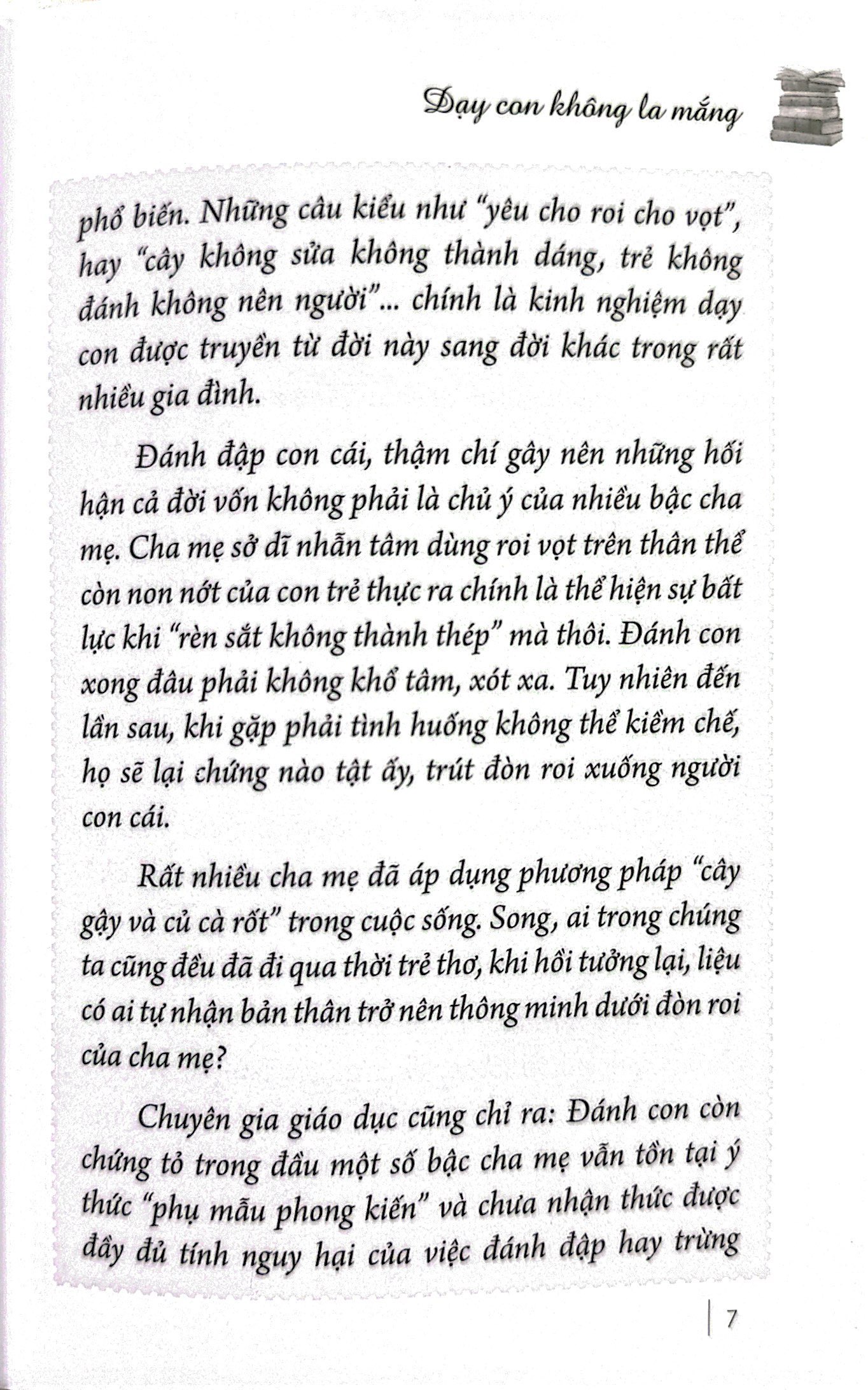 dạy con tự chủ - dạy con không la mắng