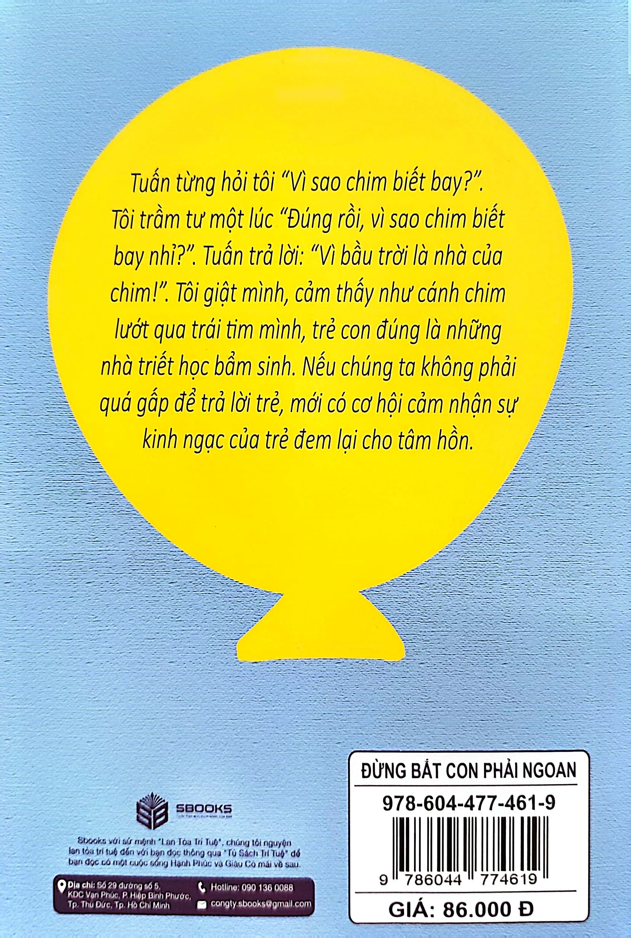 dạy con tự chủ - đừng bắt con phải ngoan