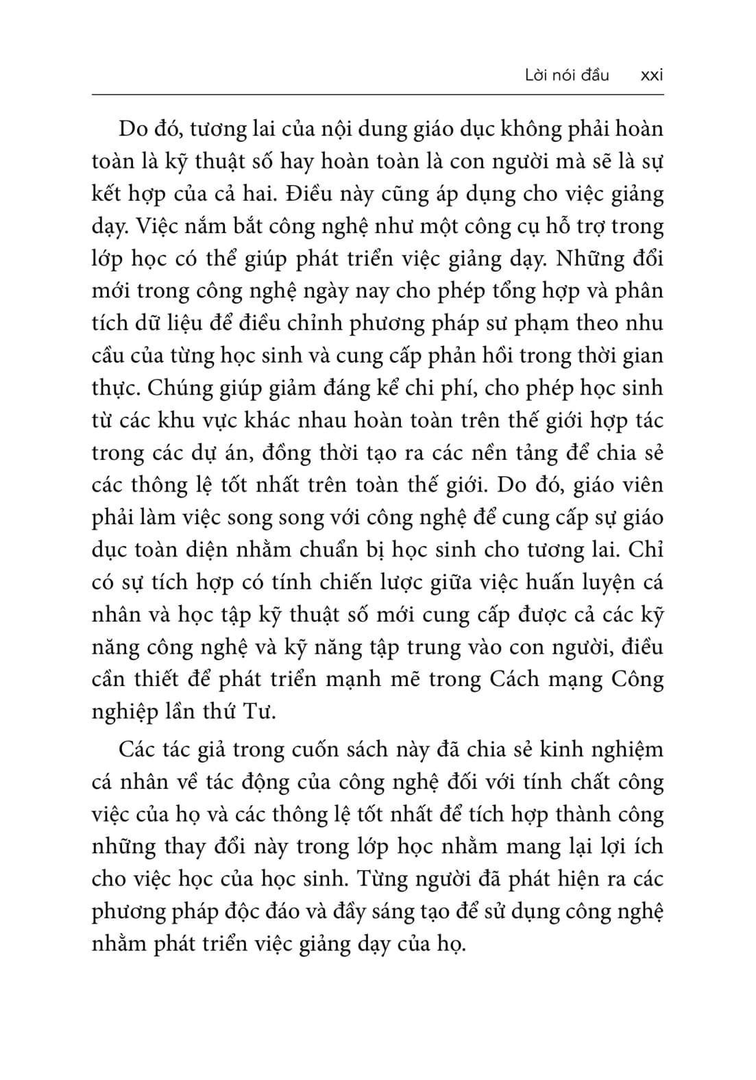 dạy học trong cách mạng công nghiệp lần thứ tư - teaching in the fourth industrial revolution