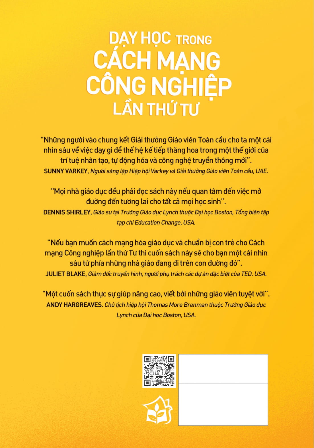 dạy học trong cách mạng công nghiệp lần thứ tư - teaching in the fourth industrial revolution