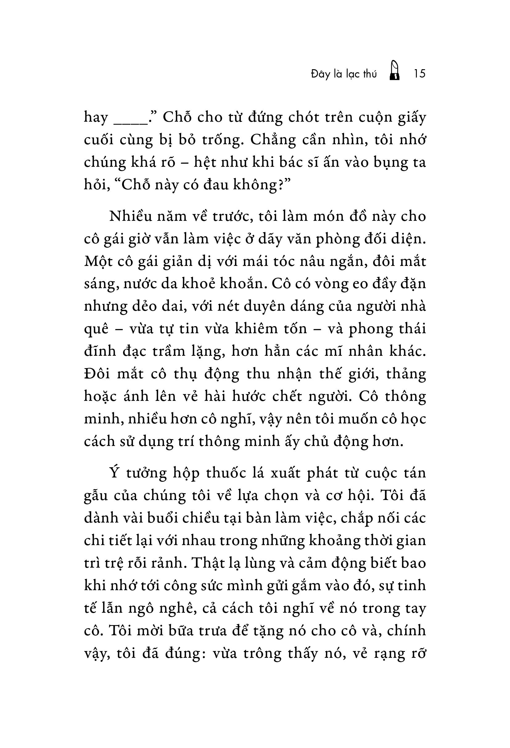 đây là lạc thú
