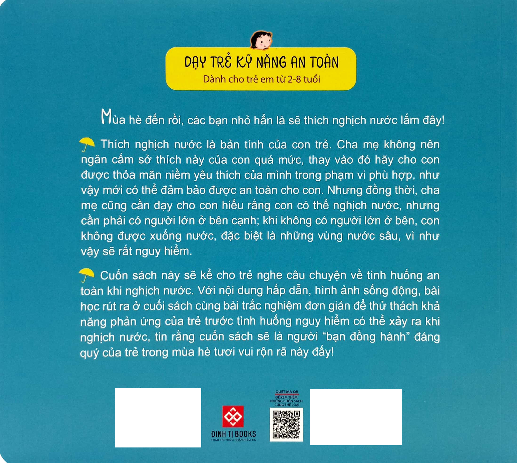 dạy trẻ kỹ năng an toàn - nước sâu đừng có đến gần nghe con