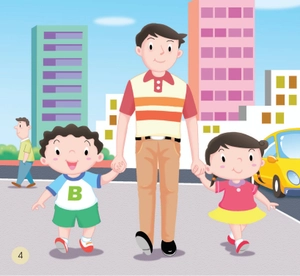 dạy trẻ kỹ năng an toàn - qua đường, cẩn thận ai ơi