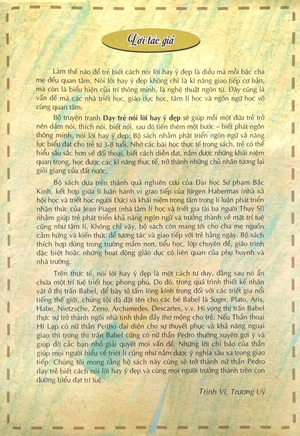 dạy trẻ nói lời hay ý đẹp 1 - quái thú đến