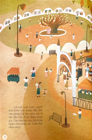 dạy trẻ nói lời hay ý đẹp 5 - chợ phiên náo nhiệt