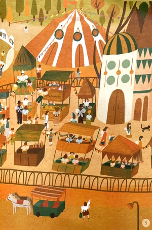 dạy trẻ nói lời hay ý đẹp 5 - chợ phiên náo nhiệt