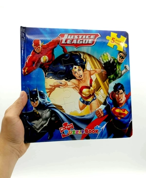 dc justice league my first puzzle book