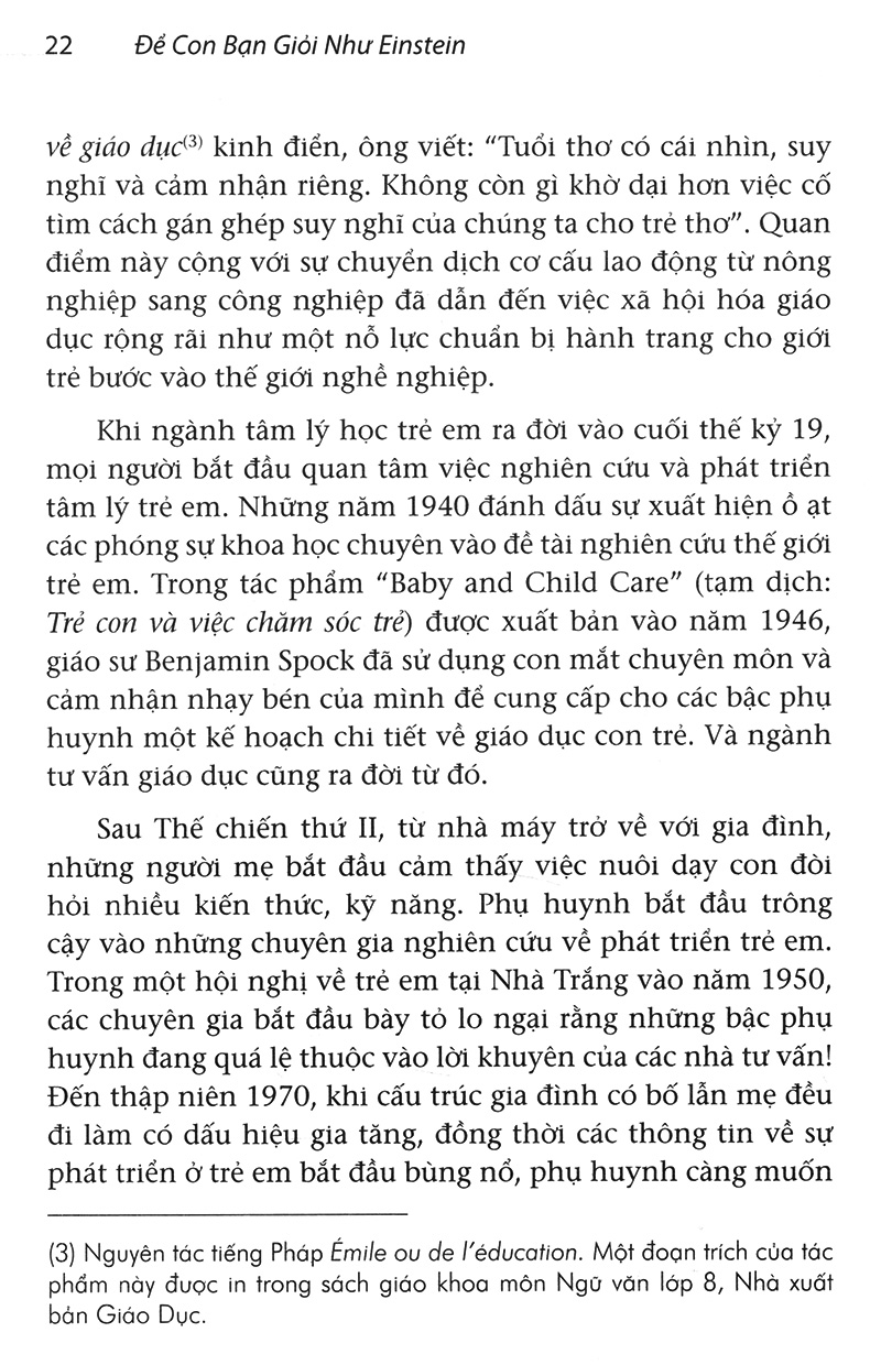 để con bạn giỏi như einstein