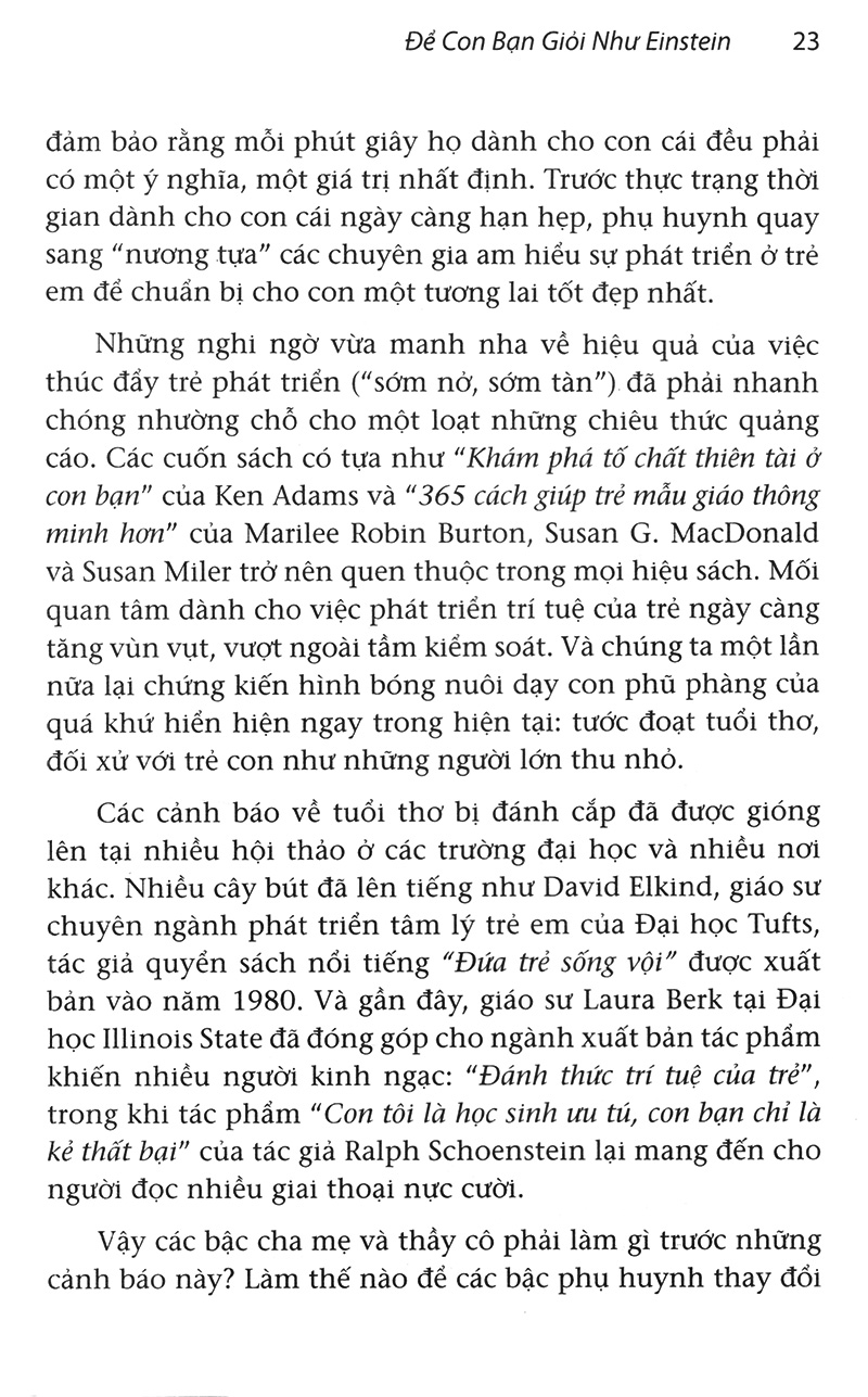 để con bạn giỏi như einstein