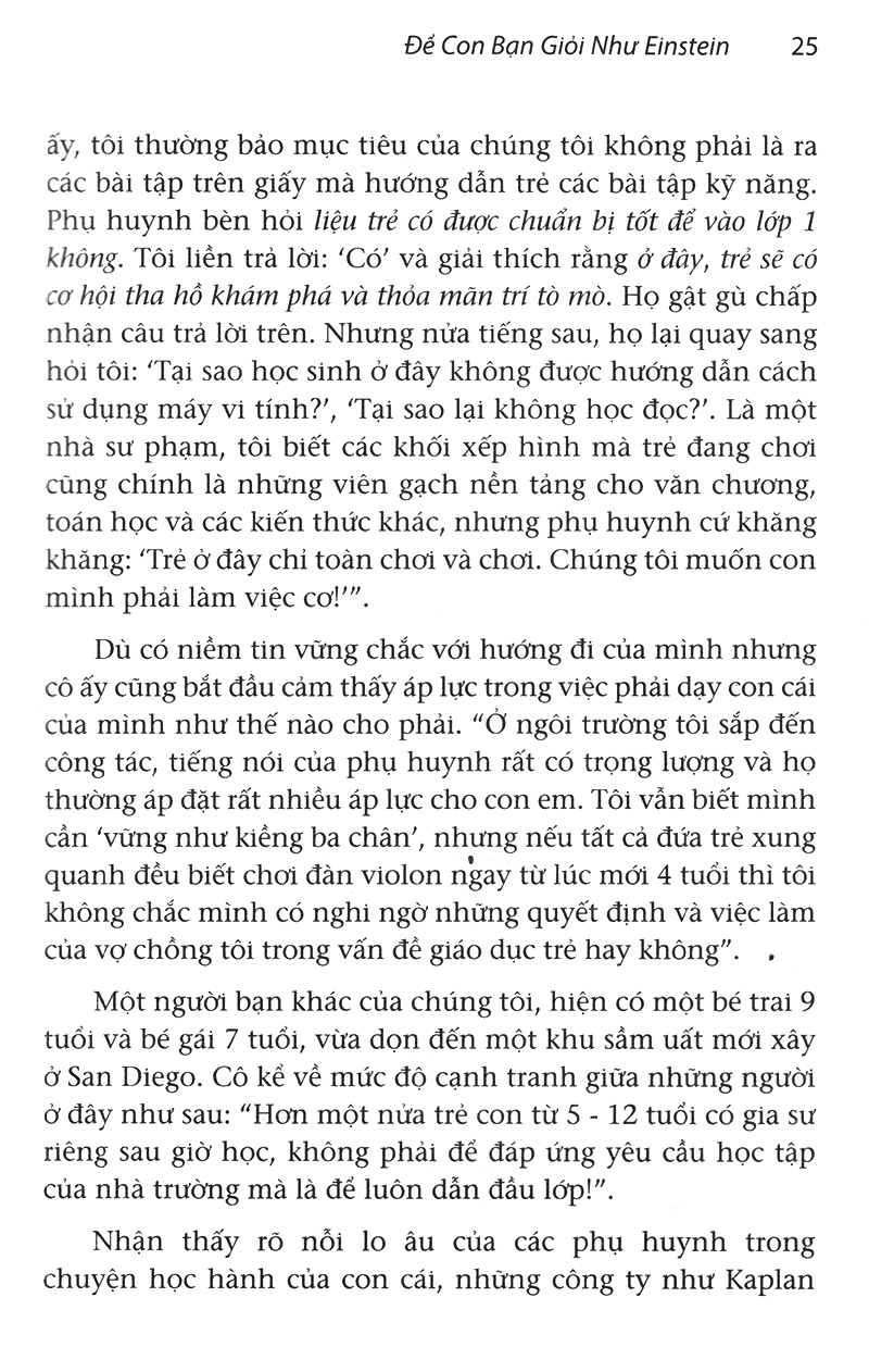 để con bạn giỏi như einstein