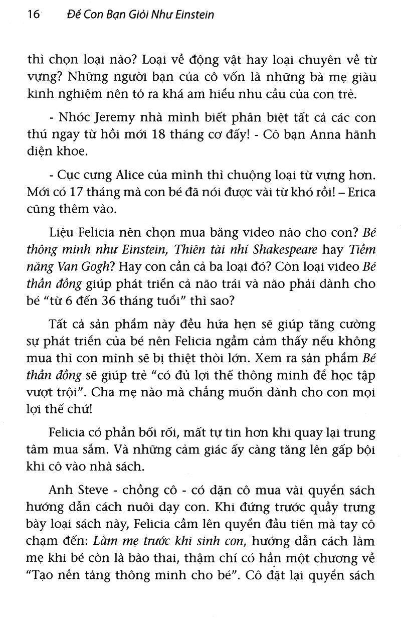 để con bạn giỏi như einstein