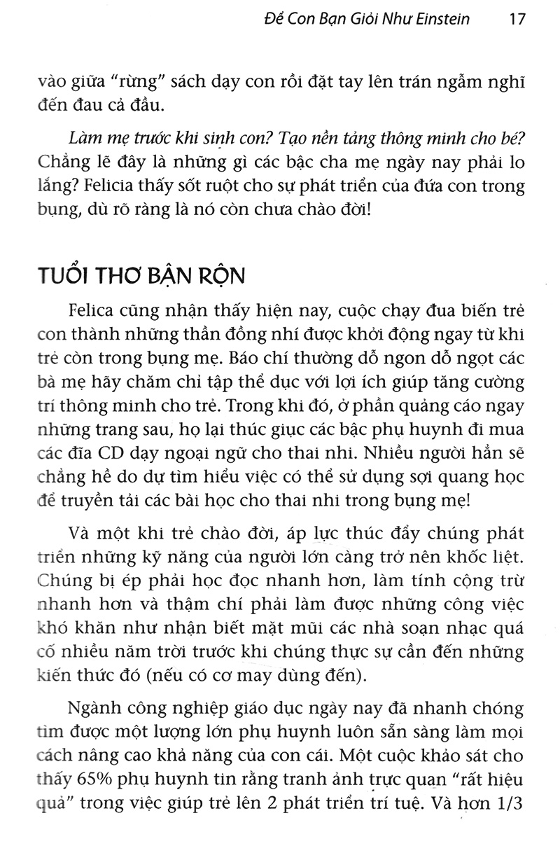 để con bạn giỏi như einstein