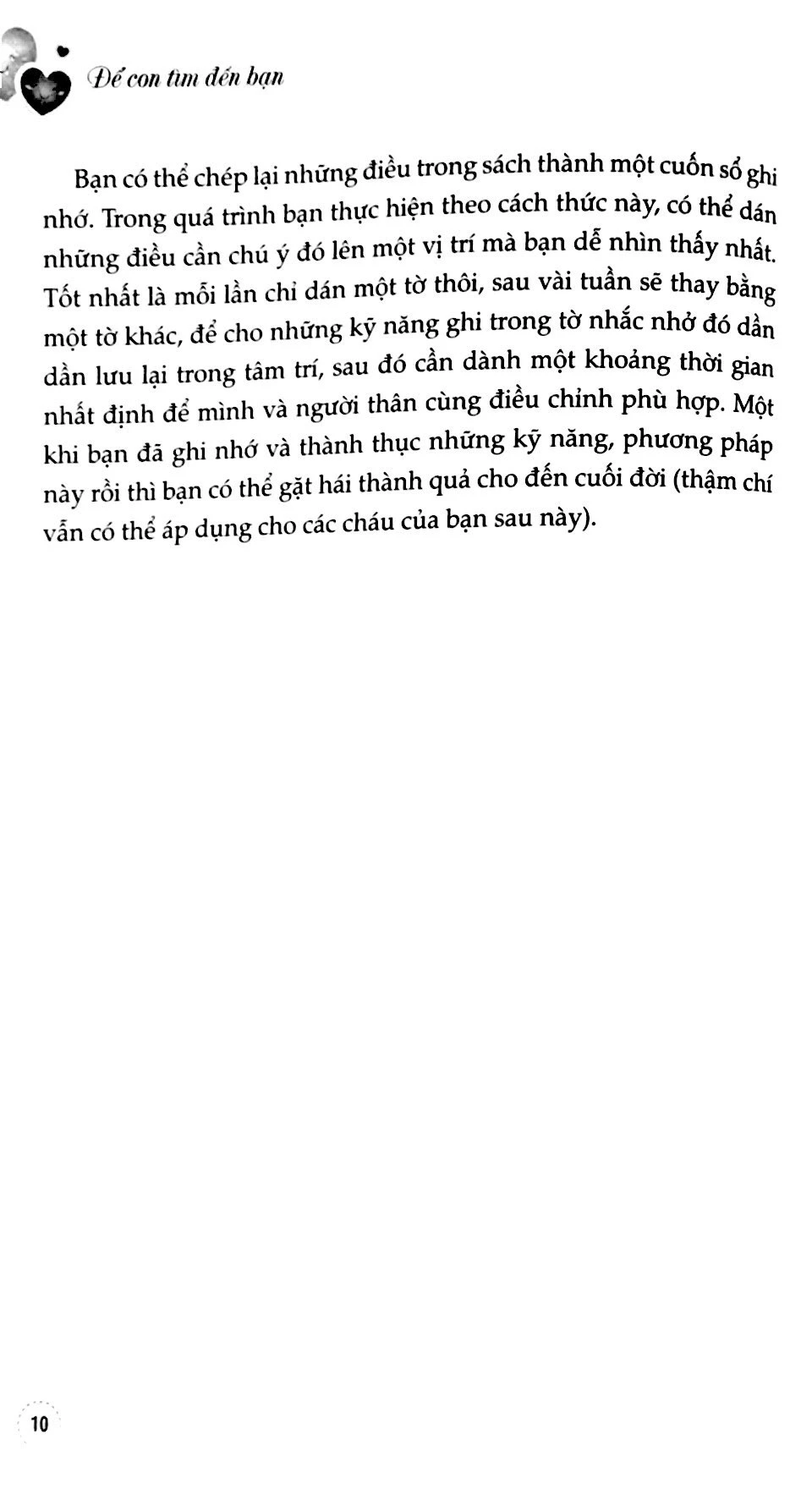 để con tìm đến bạn