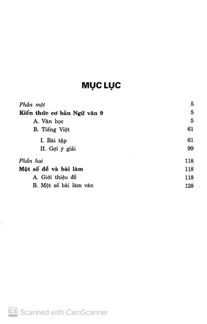 đề cương thi tuyển vào lớp 10 phổ thông - môn ngữ văn