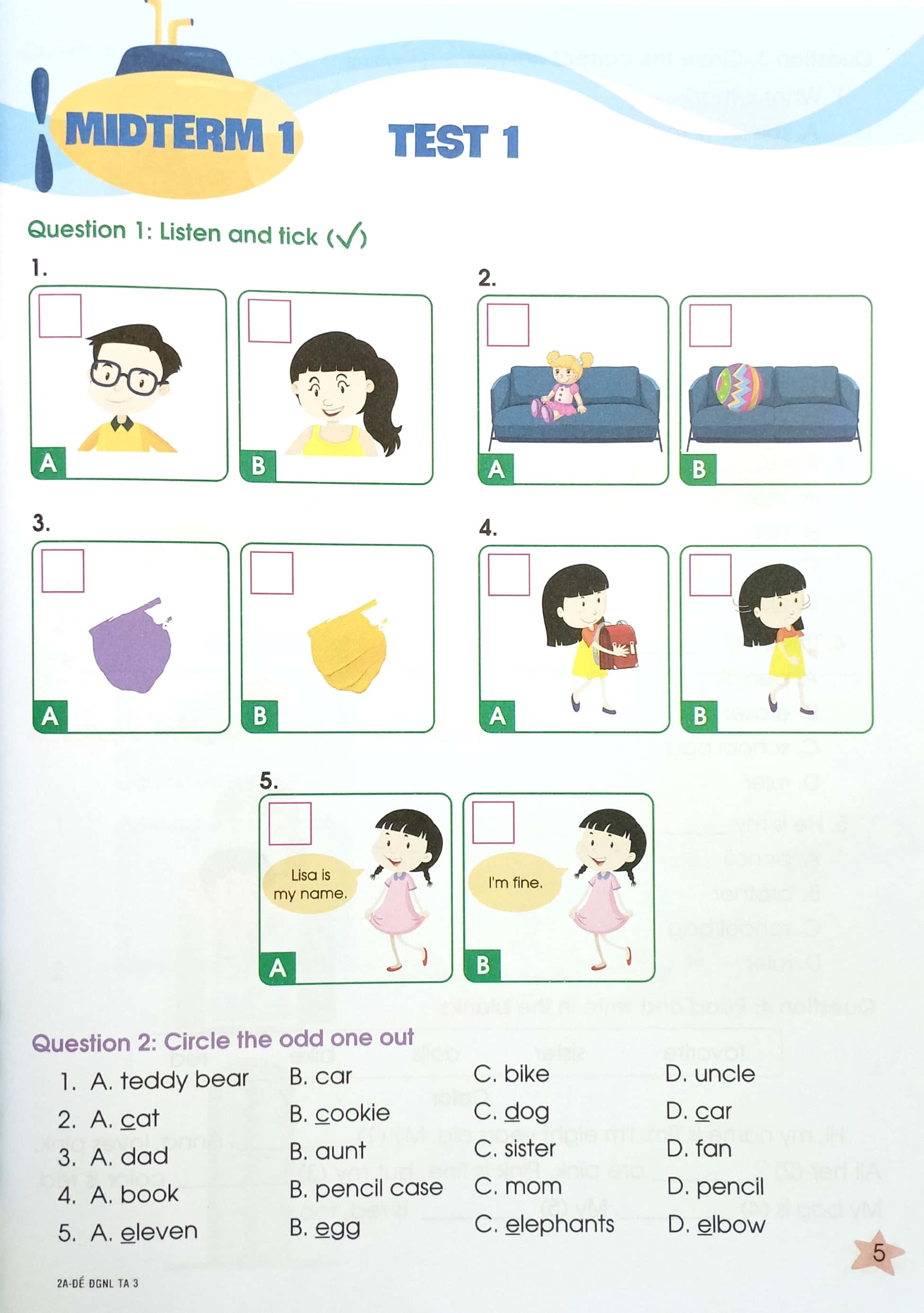 đề đánh giá năng lực tiếng anh 3 (theo chương trình giáo dục phổ thông mới)
