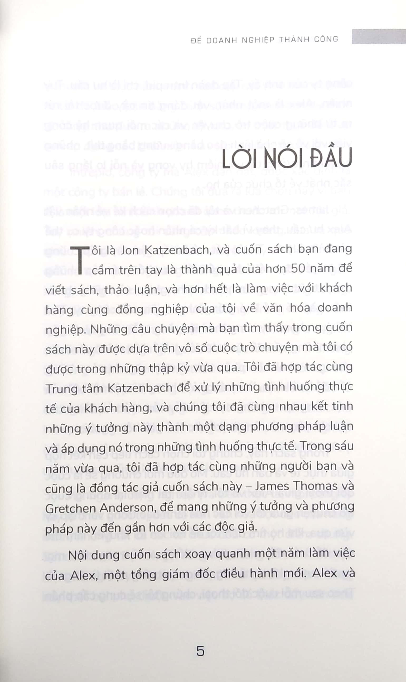 để doanh nghiệp thành công